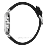 BEVERLY HILLS POLO CLUB BP3661X.351 Black Silver Rubber Strap